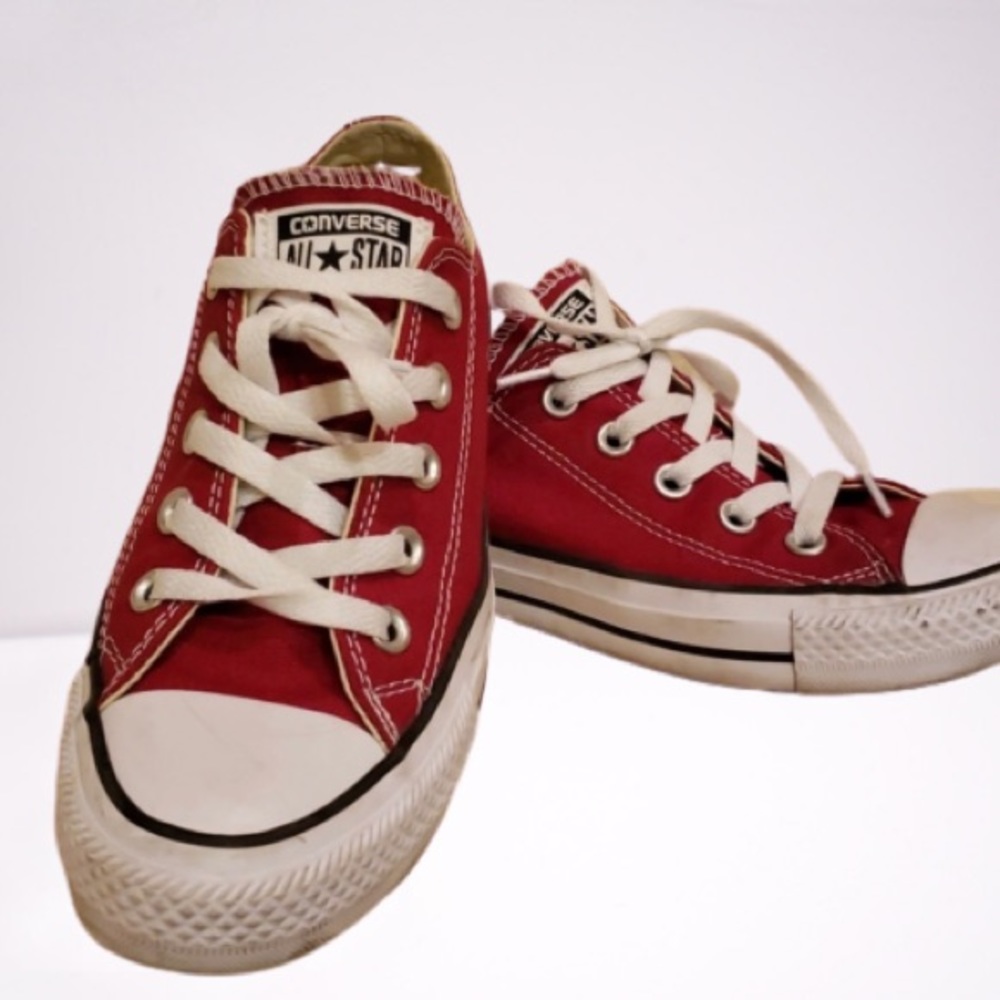 Kids Red Converse Chuck Taylors